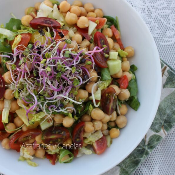 ensalada de garbanzos