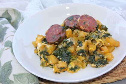 patatas revueltas chorizo