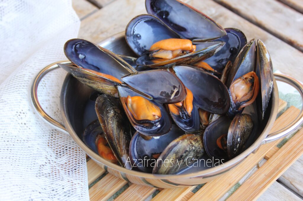 mejillones al vapor