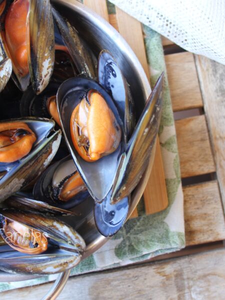 mejillones al vapor