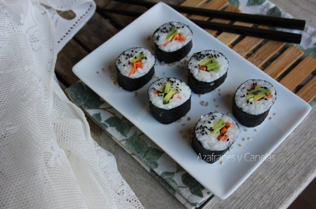 sushi vegano