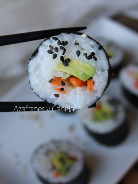 sushi vegano